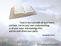 Proverbs 3:5